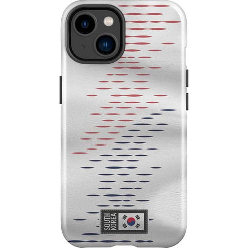 South Korea Soccer Flag iPhone 15 Plus Impact Case