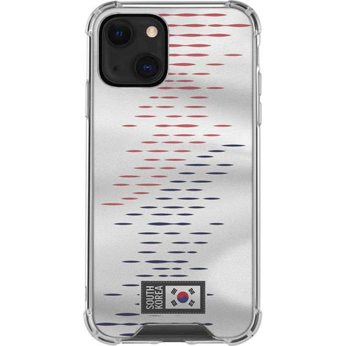 South Korea Soccer Flag iPhone 14 Plus Clear Case