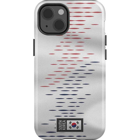 South Korea Soccer Flag iPhone 15 Impact Case
