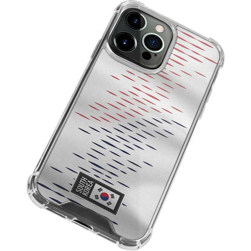 South Korea Soccer Flag iPhone 14 Pro Clear Case