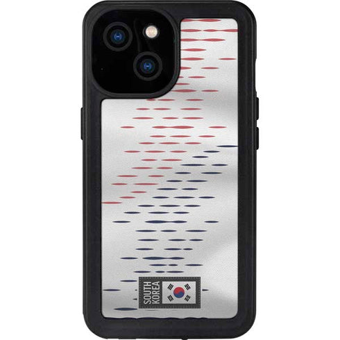 South Korea Soccer Flag iPhone 15 Waterproof Case