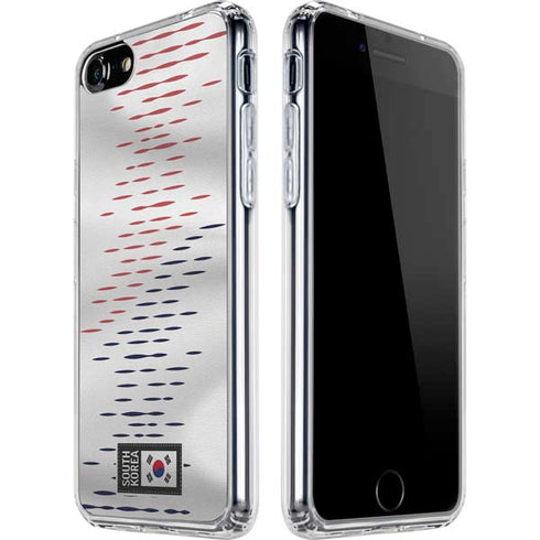 South Korea Soccer Flag iPhone SE (2nd & 3rd Gen) Clear Case