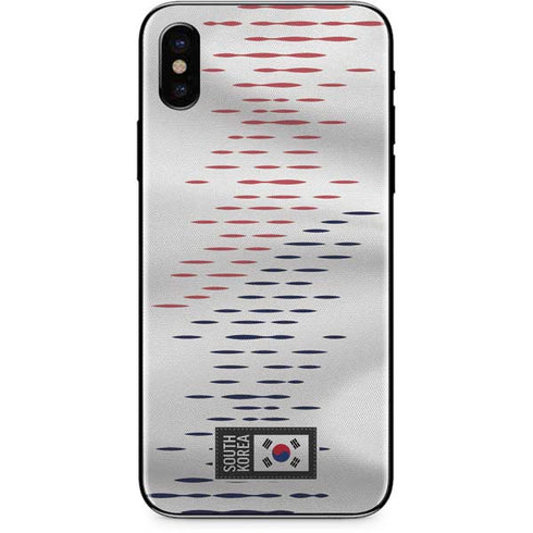 South Korea Soccer Flag iPhone XS Skin