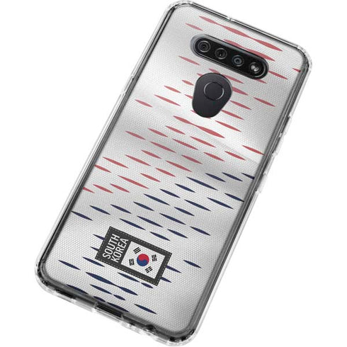South Korea Soccer Flag LG K51/Q51 Clear Case