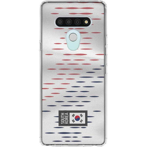 South Korea Soccer Flag LG Stylo 6 Clear Case
