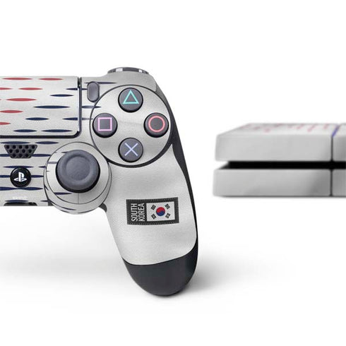 South Korea Soccer Flag PS4 Console and Controller Bundle Skin