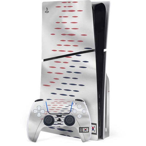 South Korea Soccer Flag PS5 Slim Disk Bundle Skin