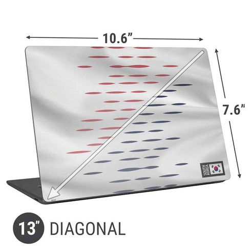 South Korea Soccer Flag Universal Laptop 13in (10.6 x 7.6in) Skin
