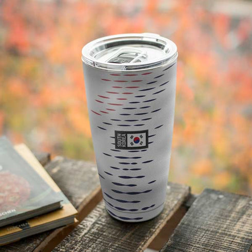 South Korea Soccer Flag Yeti 20oz Tumbler Skin