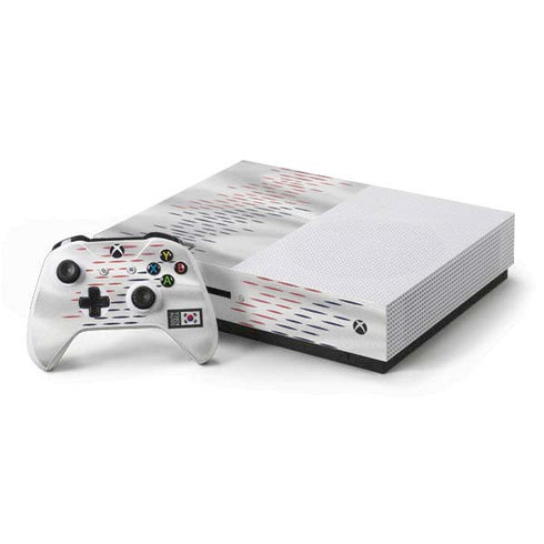 South Korea Soccer Flag Xbox One S Console and Controller Bundle Skin