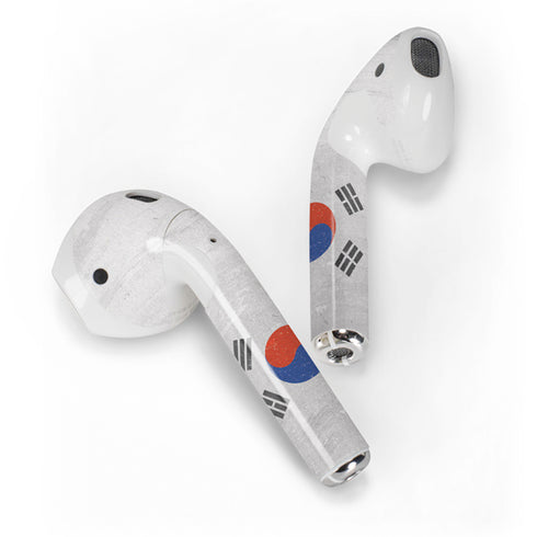 South Korean Flag Distressed Apple AirPods 2 Skin