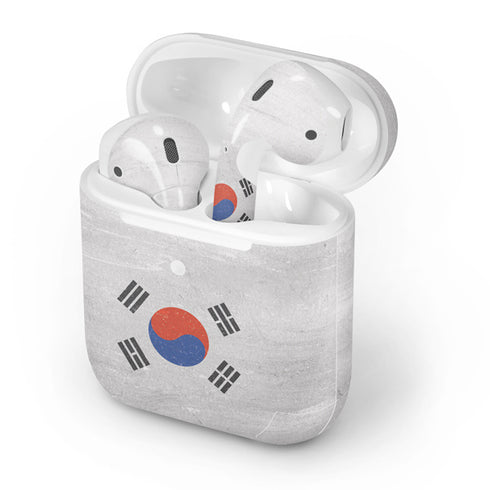 South Korean Flag Distressed Apple AirPods 2 Skin