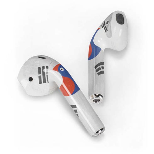 South Korean Flag Distressed Apple AirPods Skin