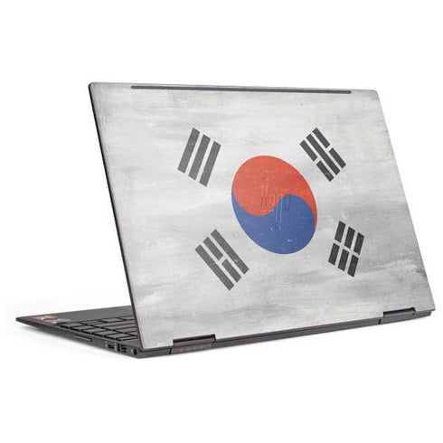 South Korean Flag Distressed HP Envy Skin