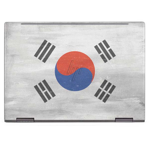 South Korean Flag Distressed HP Envy Skin