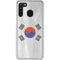 South Korean Flag Distressed Galaxy A21 Clear Case