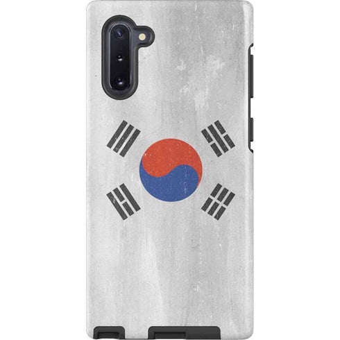 South Korean Flag Distressed Galaxy Note 10 Pro Case