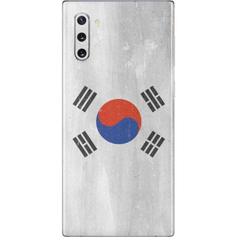 South Korean Flag Distressed Galaxy Note 10 Skin