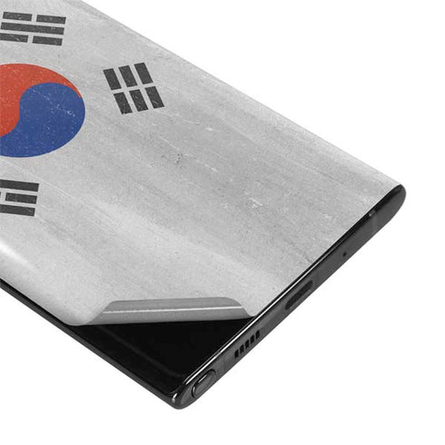 South Korean Flag Distressed Galaxy Note 10 Skin