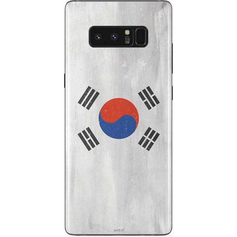 South Korean Flag Distressed Galaxy Note 8 Skin