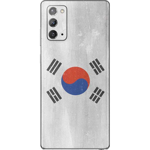 South Korean Flag Distressed Galaxy Note20 5G Skin
