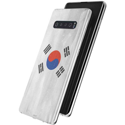 South Korean Flag Distressed Galaxy S10 Plus Skin