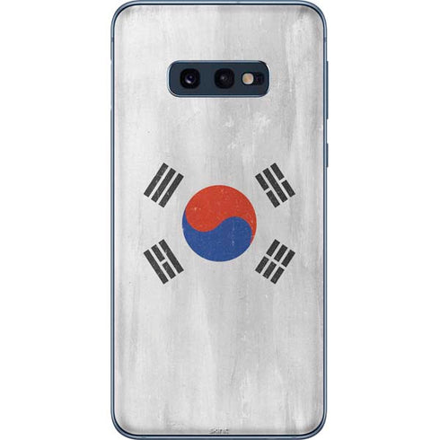 South Korean Flag Distressed Galaxy S10e Skin