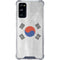 South Korean Flag Distressed Galaxy S20 FE Clear Case