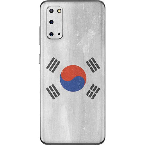 South Korean Flag Distressed Galaxy S20 Skin