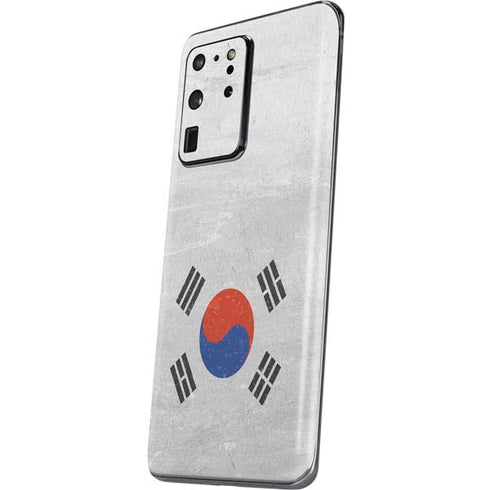 South Korean Flag Distressed Galaxy S20 Ultra 5G Skin
