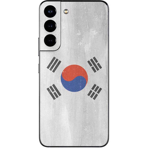 South Korean Flag Distressed Galaxy S22 Skin