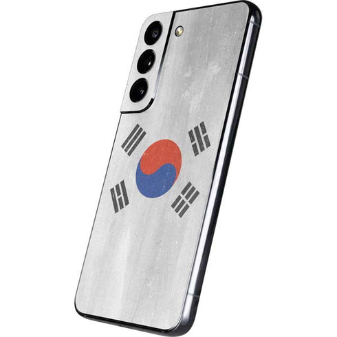 South Korean Flag Distressed Galaxy S22 Skin