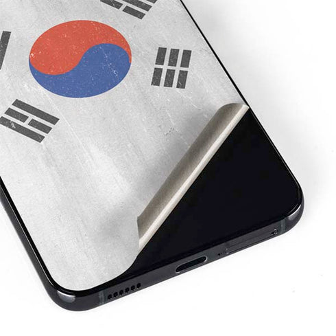 South Korean Flag Distressed Galaxy S22 Skin