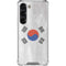 South Korean Flag Distressed Galaxy S23 Clear Case