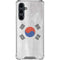 South Korean Flag Distressed Galaxy S23 FE Clear Case