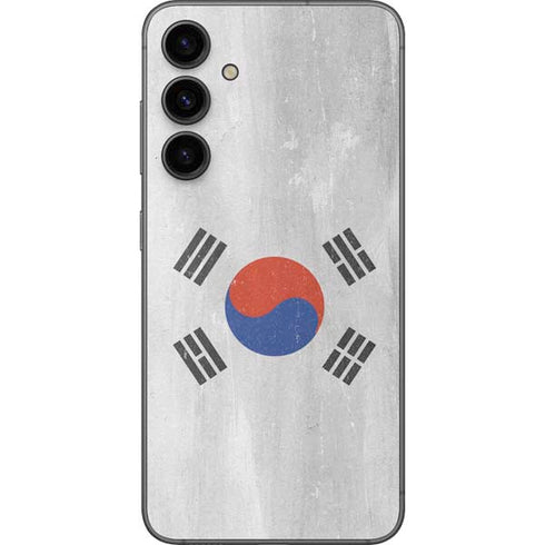 South Korean Flag Distressed Galaxy S23 FE Skin