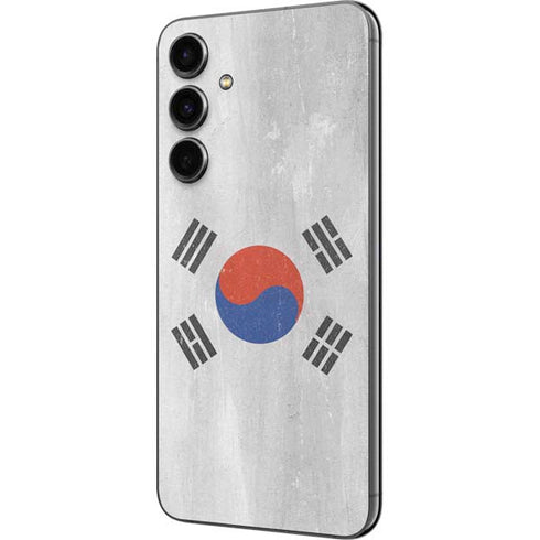 South Korean Flag Distressed Galaxy S23 FE Skin