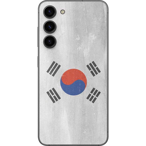 South Korean Flag Distressed Galaxy S23 Plus Skin