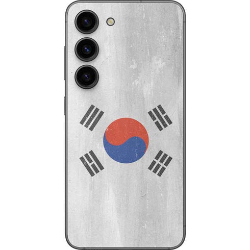 South Korean Flag Distressed Galaxy S23 Skin