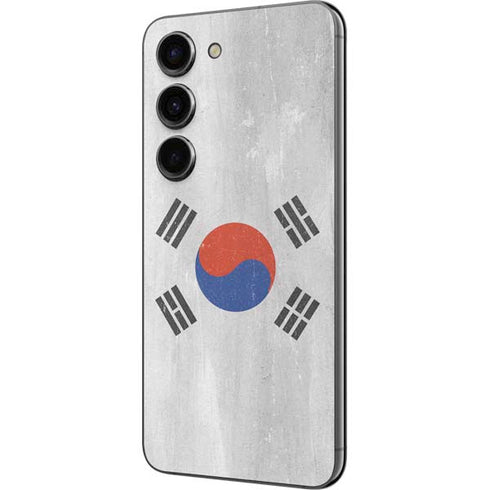 South Korean Flag Distressed Galaxy S23 Skin