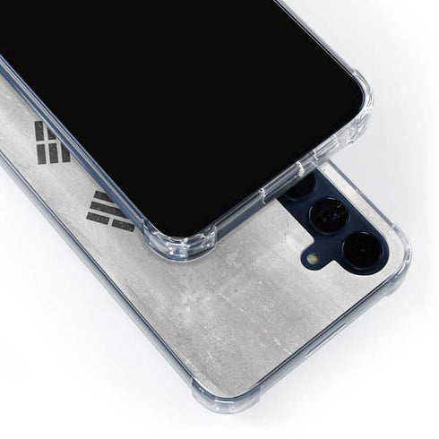 South Korean Flag Distressed Galaxy S24 Clear Case