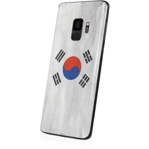 South Korean Flag Distressed Galaxy S9 Skin