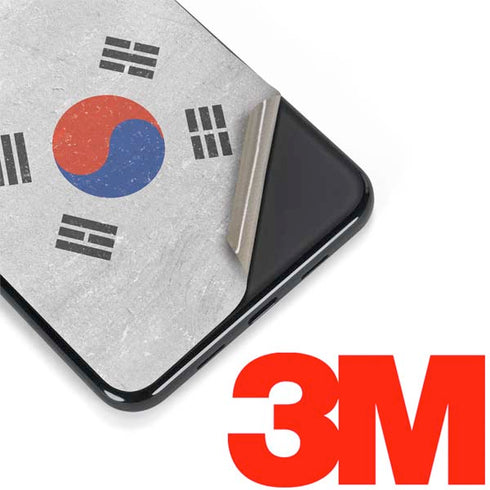 South Korean Flag Distressed Google Pixel 3a Skin