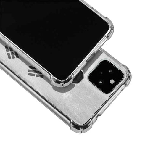 South Korean Flag Distressed Google Pixel 4a 5G Clear Case