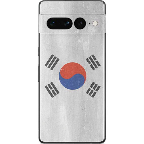 South Korean Flag Distressed Google Pixel 7 Pro Skin