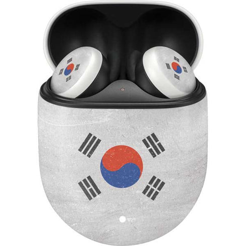 South Korean Flag Distressed Google Pixel Buds Skin
