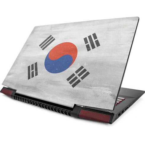 South Korean Flag Distressed Lenovo IdeaPad Skin