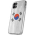 South Korean Flag Distressed iPhone 11 Clear Case