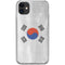 South Korean Flag Distressed iPhone 11 Clear Case
