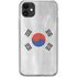 South Korean Flag Distressed iPhone 11 Clear Case